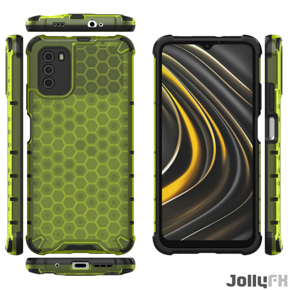 Med detta omslag kommer du att vara lugn för Xiaomi Poco M3 / Xiaomi Redmi 9T och väldigt snyggt skydd från JollyFX.