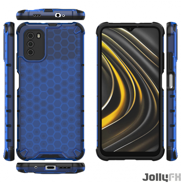 Med detta omslag kommer du att vara lugn för Xiaomi Poco M3 / Xiaomi Redmi 9T och väldigt snyggt skydd från JollyFX.