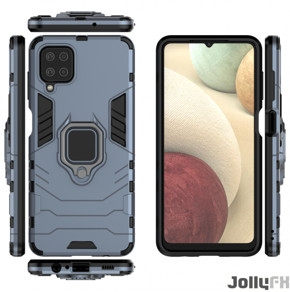 Blå och mycket snyggt skal Samsung Galaxy A12 / Galaxy M12.