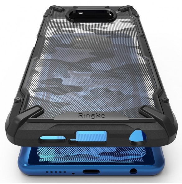 Camo svart och mycket snyggt fodral Xiaomi Redmi K40 Pro + / K40 Pro / K40 / Poco F3.