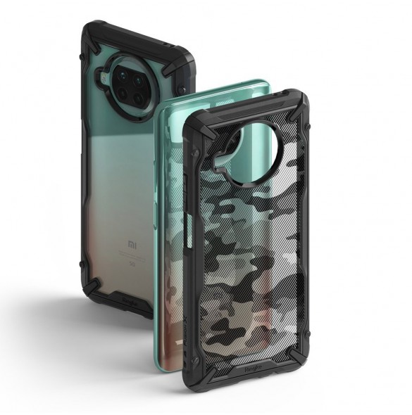 Camo svart och mycket snyggt fodral Xiaomi Mi 10T Lite / Mi 10i.