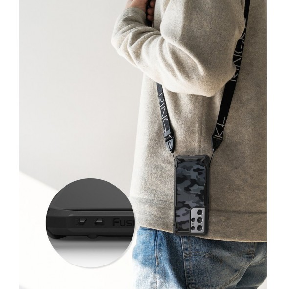 Med detta skal kommer du vara lugn för Samsung Galaxy S21 Ultra 5G och väldigt snyggt skydd från Ringke.