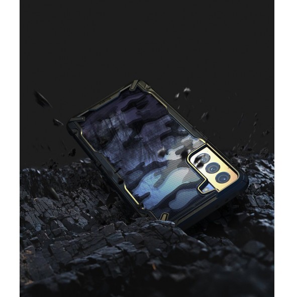 Camo svart och mycket snyggt skal Samsung Galaxy S21 5G.
