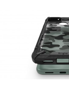 Camo svart och mycket snyggt omslag Google Pixel 5.