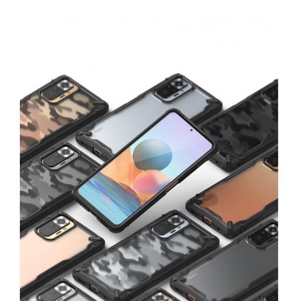 Svart och mycket elegant omslag Xiaomi Redmi Note 10 Pro.