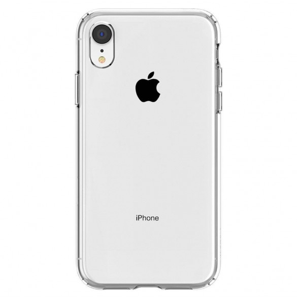 Spigen Liquid Crystal fallet täcker iPhone XR - Genomskinlig