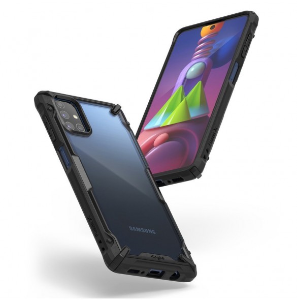 Svart och väldigt snyggt fodral Samsung Galaxy M51.