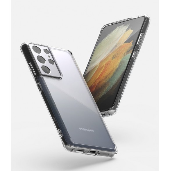 Samsung Galaxy S21 Ultra 5G och väldigt snyggt skydd från Ringke.