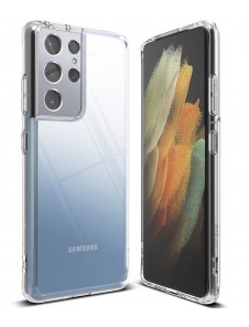 Genomskinligt och mycket snyggt skal Samsung Galaxy S21 Ultra 5G.