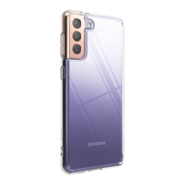 Samsung Galaxy S21 5G skyddas av detta fantastiska skal.