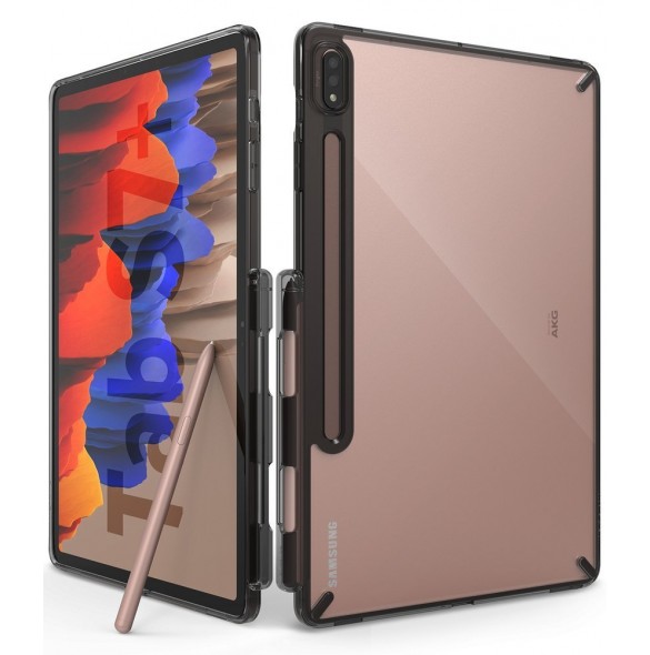 Samsung Galaxy Tab S7 Plus skyddas av detta fantastiska skal.
