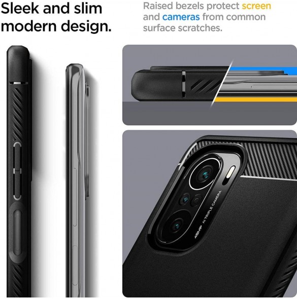 Xiaomi Poco F3 / Mi 11i och väldigt snyggt skydd från Spigen.
