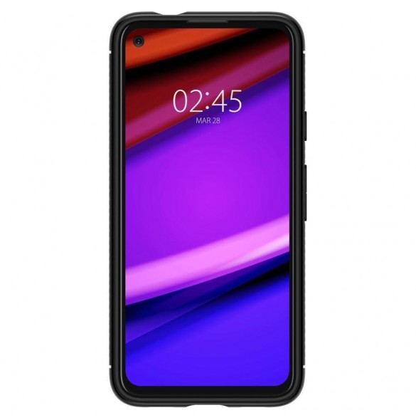 Matt svart och mycket snyggt omslag Google Pixel 4a.