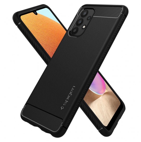 Samsung Galaxy A72 och väldigt snyggt skydd från Spigen.
