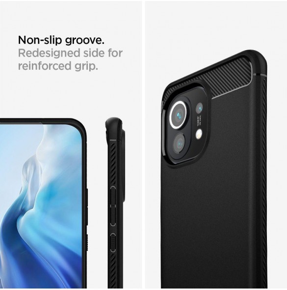 Ett snyggt omslag till Xiaomi Mi 11 i kvalitativt material.