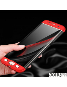 Svart-rött och väldigt snyggt skydd till Samsung Galaxy S7 Edge G935.