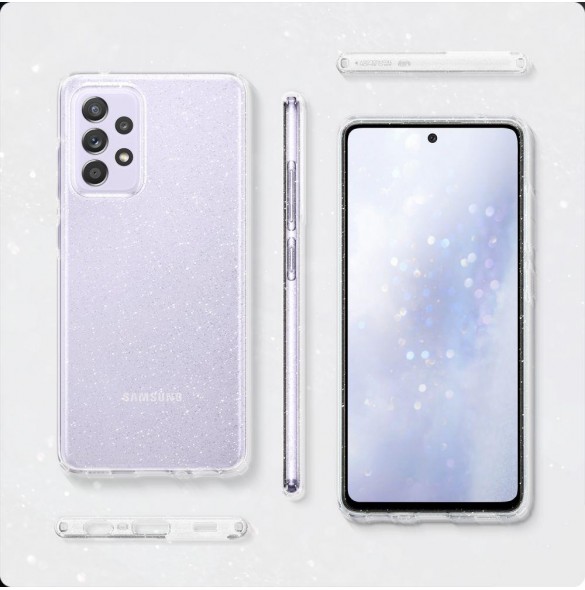 Med detta skal kommer du vara lugn för Samsung Galaxy A52 4G / 5G och väldigt snyggt skydd från Spigen.