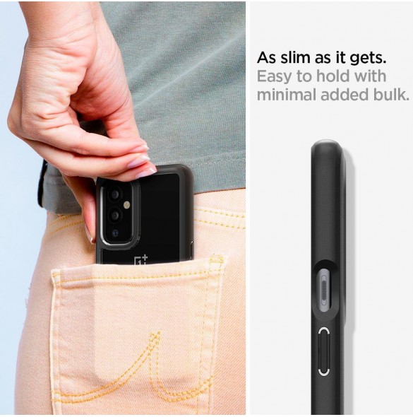 Mattsvart och mycket snyggt fodral OnePlus 9.