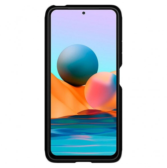 Xiaomi Redmi Note 10 Pro skyddas av detta fantastiska omslag.