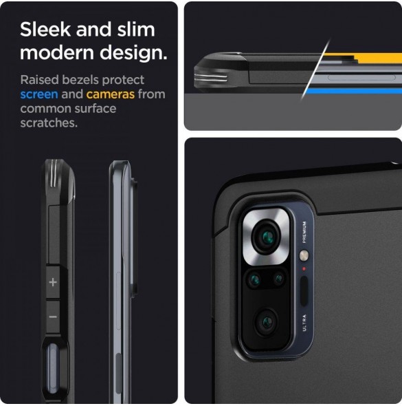 Ett snyggt fodral till Xiaomi Redmi Note 10 Pro i kvalitativt material.