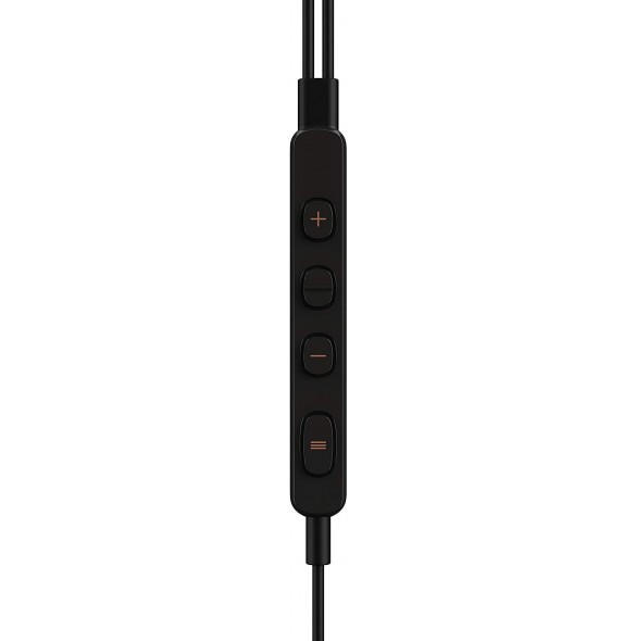Pioneer Rayz Lightning-Powered Noise Cancelling Earphones with Smart Button and Companion App - Onyx