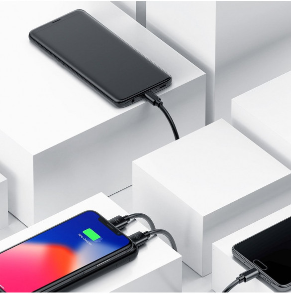 Baseus PPALL-EX01 - 8000mAh LCD Trådlös Laddare Strömbank För iPhone Xs Max, iPhone XR, Galaxy S9, Galaxy Note9