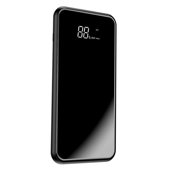 Baseus PPALL-EX01 - 8000mAh LCD Trådlös Laddare Strömbank För iPhone Xs Max, iPhone XR, Galaxy S9, Galaxy Note9