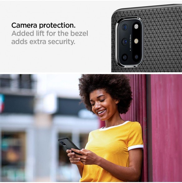 Matsvart och mycket snyggt fodral OnePlus 8T.