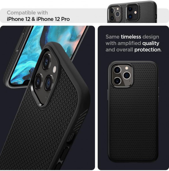 Med det här skalet blir du lugn för iPhone 12 Pro / iPhone 12 och väldigt snyggt skydd från Spigen.