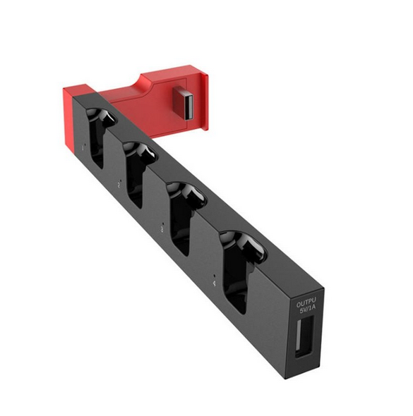 Laddstation för en Nintendo Switch och 4 st Joy-cons