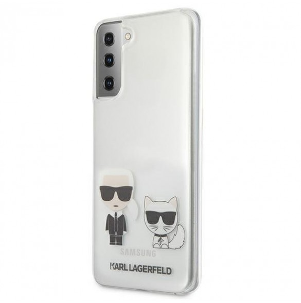 Genomskinligt och mycket praktiskt omslag från Karl Lagerfeld.