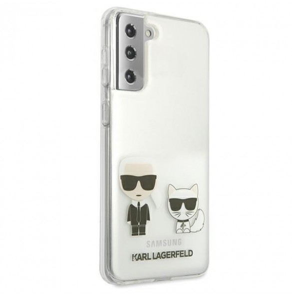 Samsung Galaxy S21 Plus och väldigt snyggt skydd från Karl Lagerfeld.