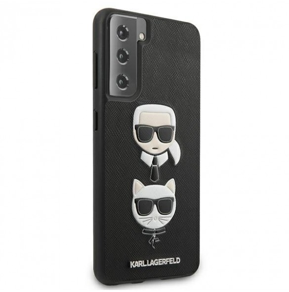 Samsung Galaxy S21 Plus och väldigt snyggt skydd från Karl Lagerfeld.