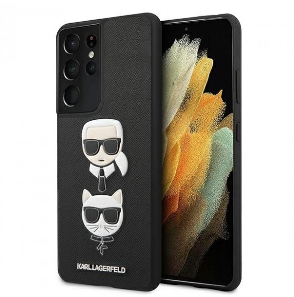 Med detta skal kommer du vara lugn för Samsung Galaxy S21 Ultra och väldigt snyggt skydd från Karl Lagerfeld.