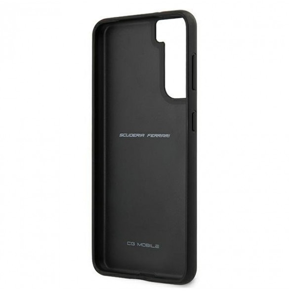 Svart och mycket snyggt skal Samsung Galaxy S21.