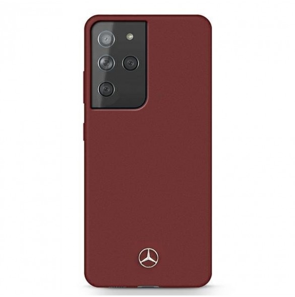 Rött och väldigt snyggt skal Samsung Galaxy S21 Ultra 5G.
