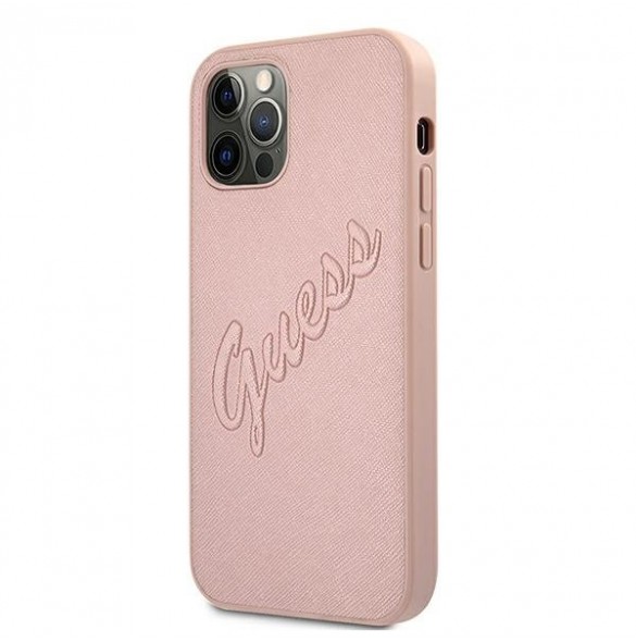 Rosa och mycket snyggt fodral iPhone 12 Pro Max.
